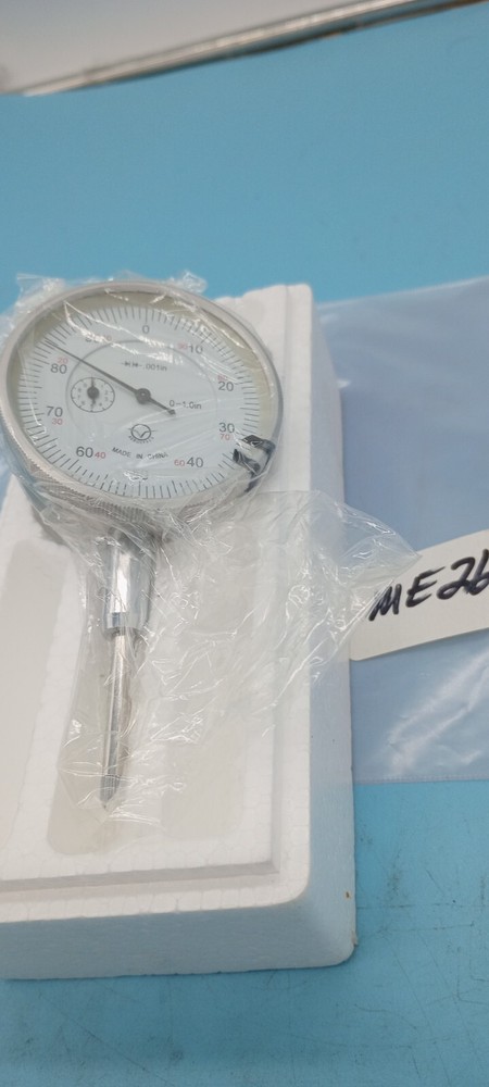 AEROSPACE 0-1.0" .001" DIAL INDICATOR WHITE DIAL Ve1