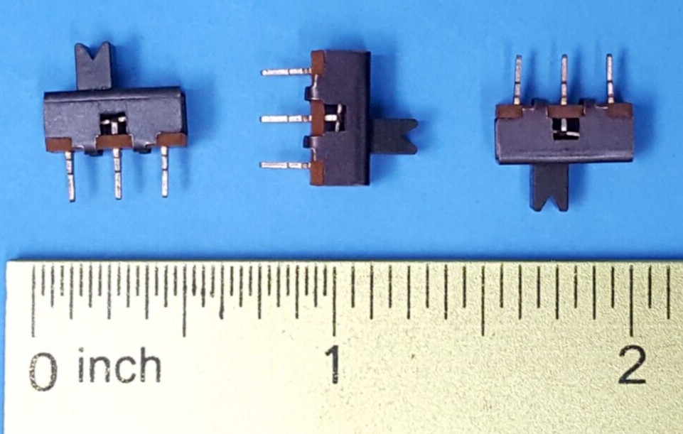 (33 PCs) SLIDE SWITCH  DPDT , 3 PIN , SS-12F56-V4