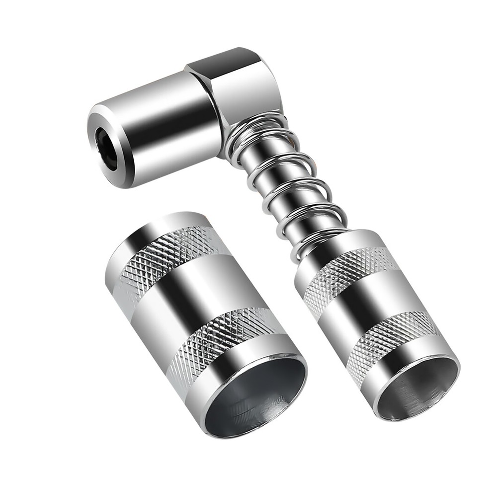 1Pcs Grease Nozzle Adapter Grease Gun-Accessory 90 Degree Coupler Connecter Tool