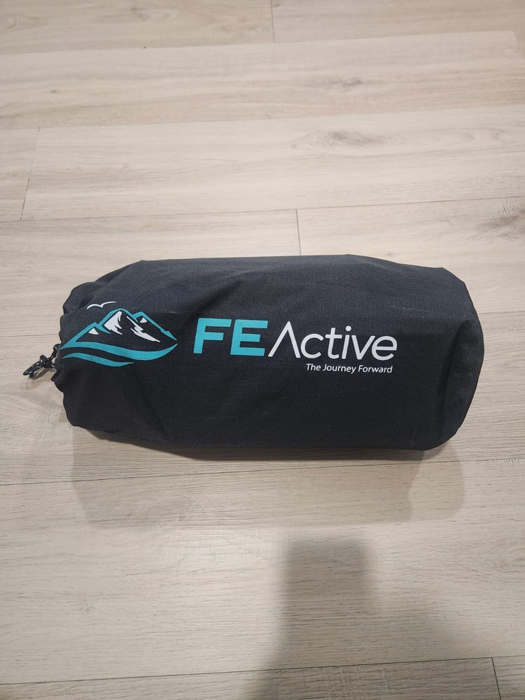 Fe Active Folding Camping Cot Compatible with Single Air Mattress Pad With Bag