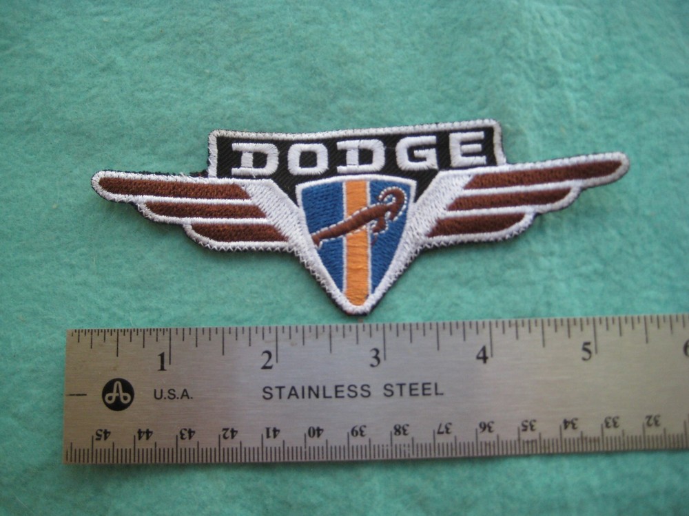 Dodge Wing Trucks  Patch  Service Parts Dealer Jacket Hat Patch
