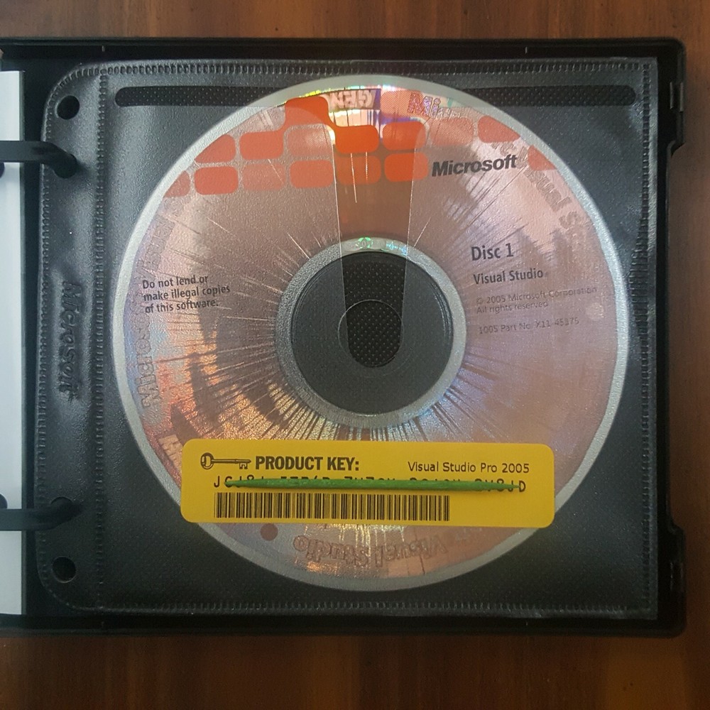 Microsoft Visual Studio 2005 Professional SQL Developer Full Version RETAIL