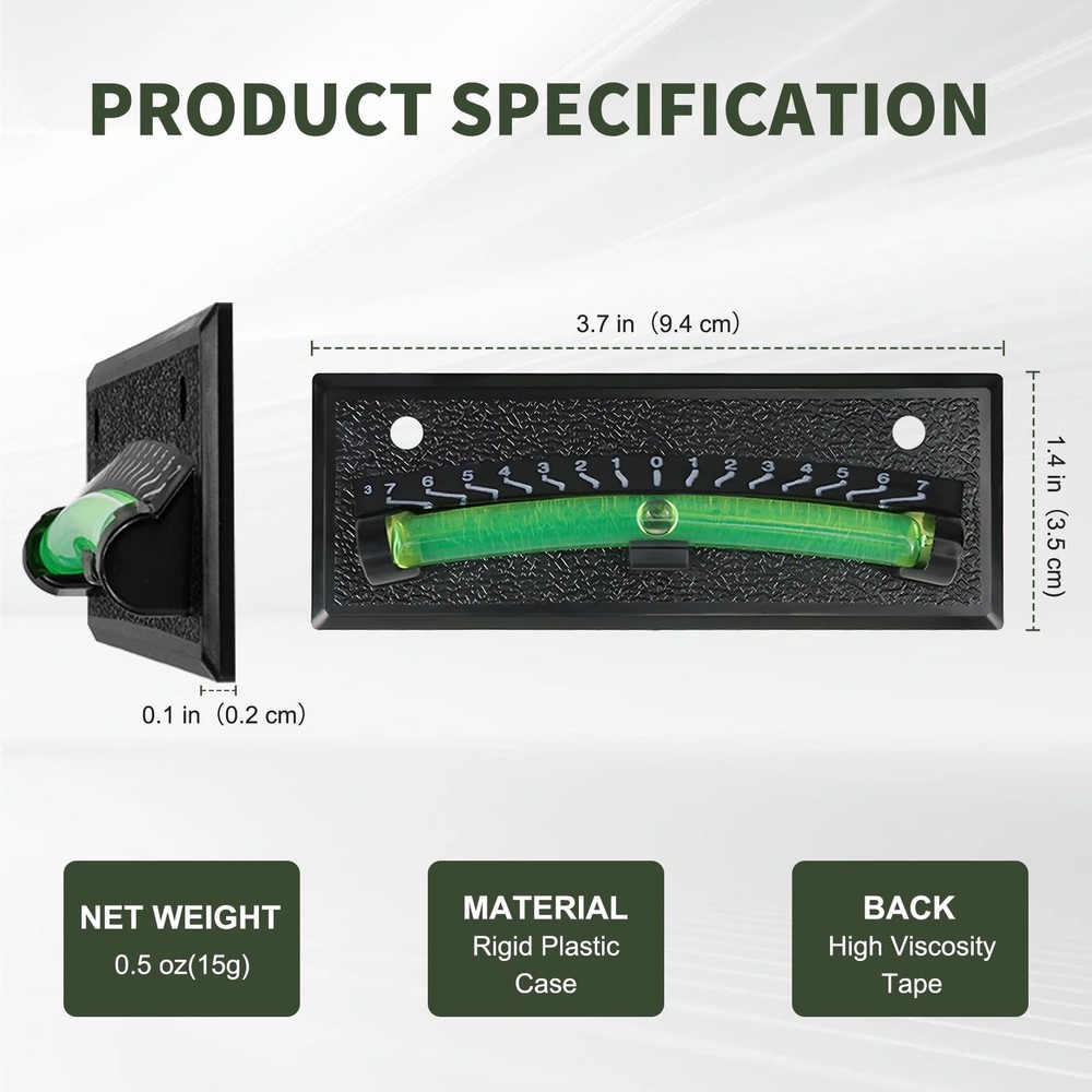 Rv Level Bubble 2-Pack, for Rv, Precision Leveling, Compatible...