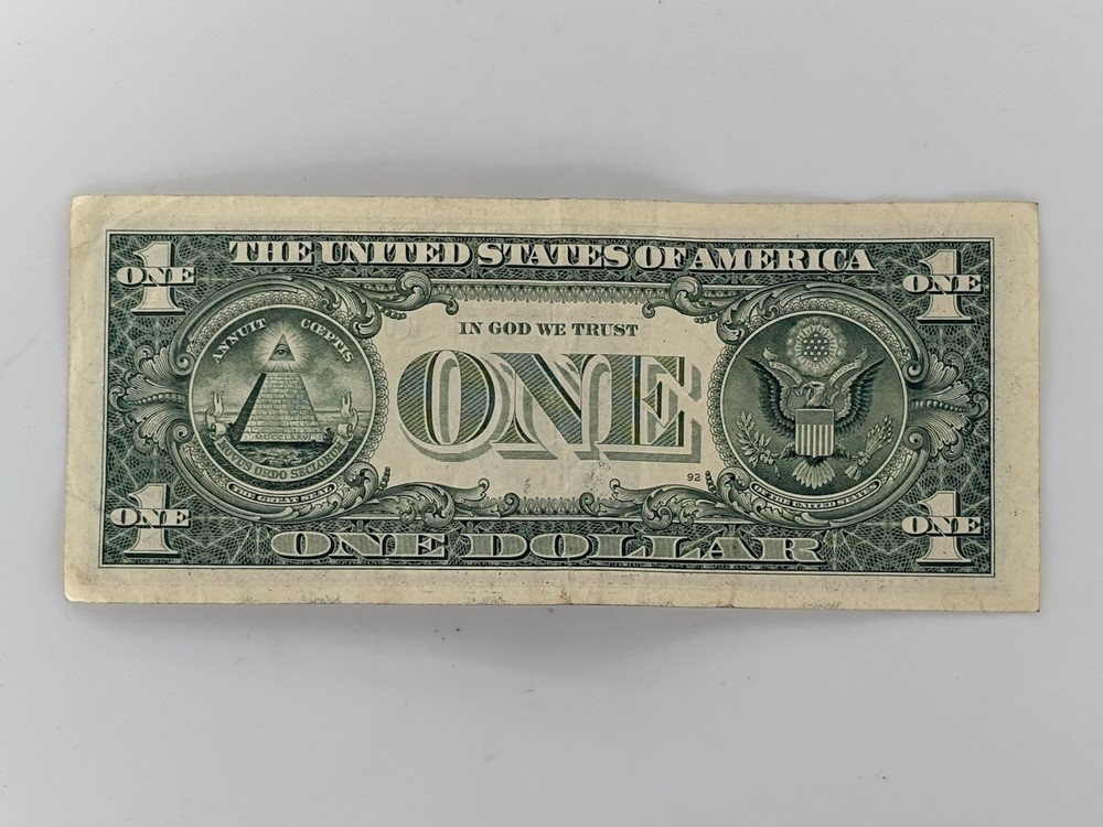2021 US $1 with Fancy Repeater Serial Number