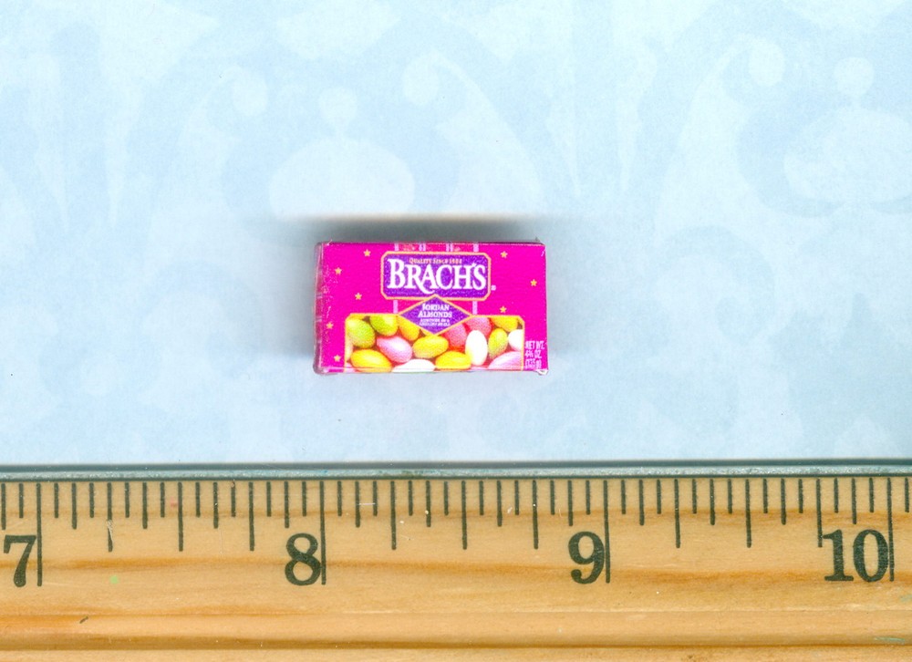 Dollhouse MINIATURE Size Jordan Almonds Candy Box