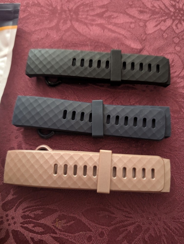 Tobfit 3 pack Small Replacement Bands for Fitbit Charge 4, Assorted Colors
