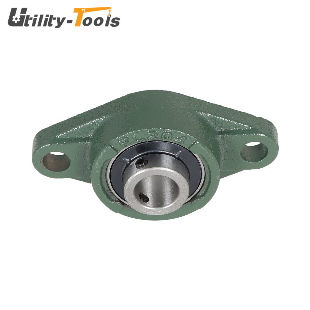 4 Pack UCFL204-12 3/4" Bore Solid Pillow Block Flange Mounted Bearing 2 Bolt