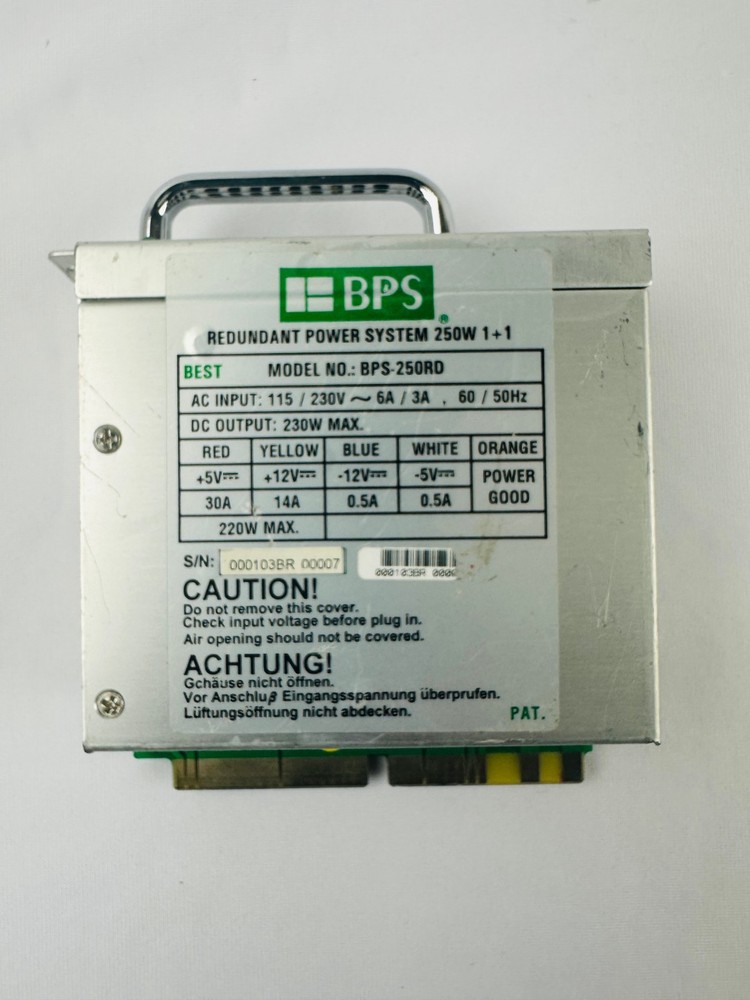 BPS BPS-250RD Redundant Power Supply