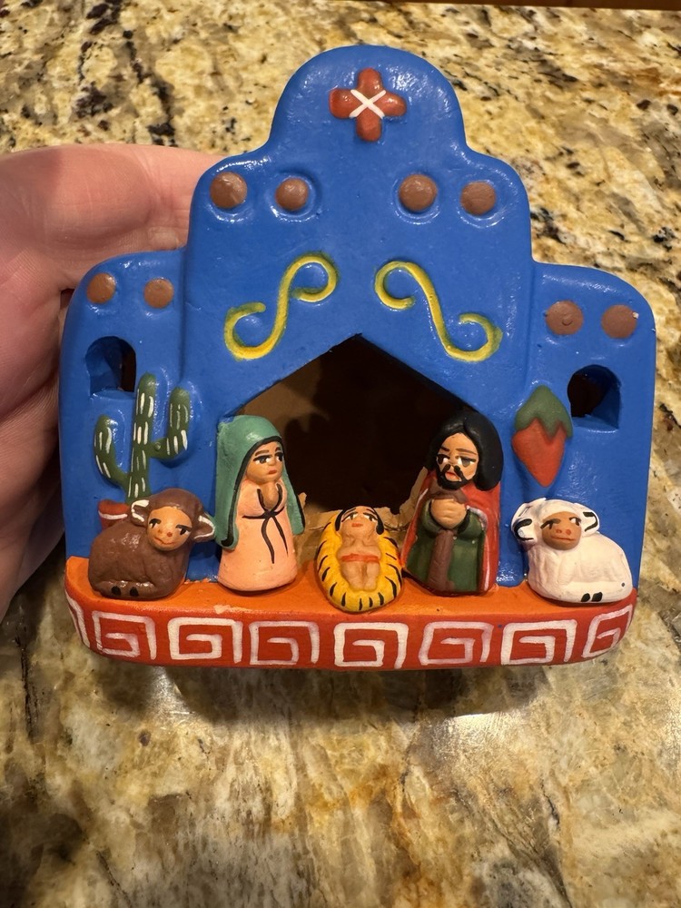 Peruvian Folk Art Nativity Scene