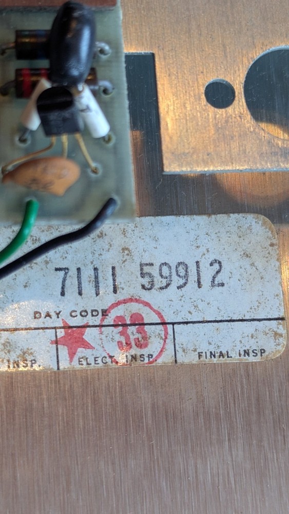 Executone intercom wall mount speaker system on brushed stainless steel plate