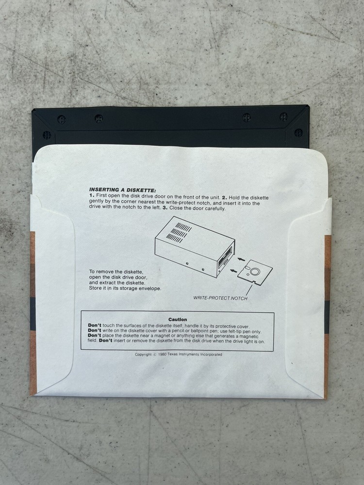 TI-Writer Word Processor Model PHD 5089 by Texas Instruments ~ 5.25" disk ~ 1982