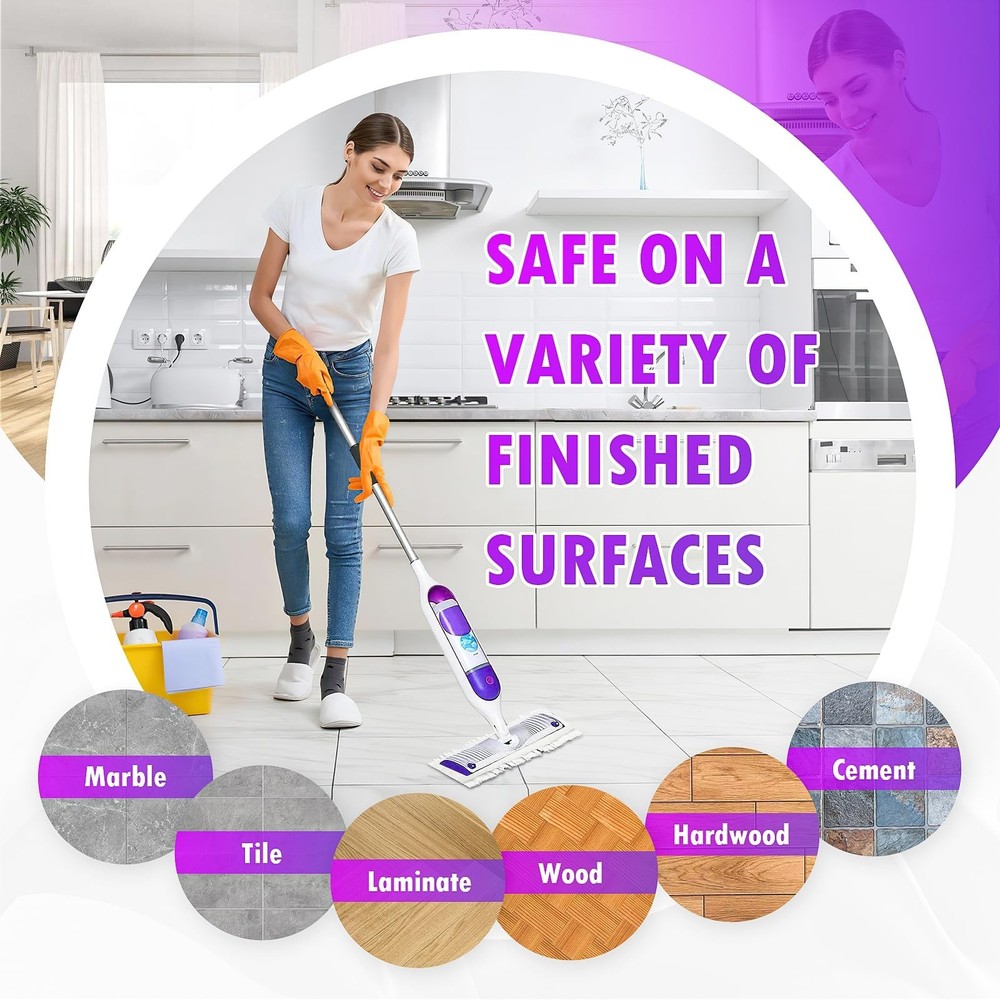 20 Pack Disposable Mopping Pad Refills for PowerMop Multi-Surface Mop Kit, Mu...