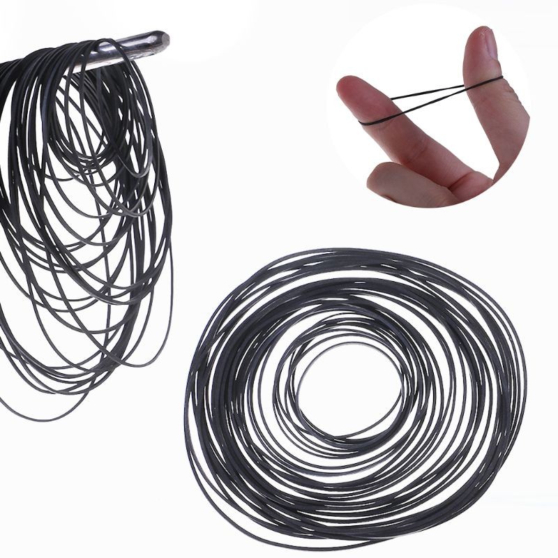 Rubber Belt Replacement for LP Vinyl Record Player Phono Belt-Driven Turntable