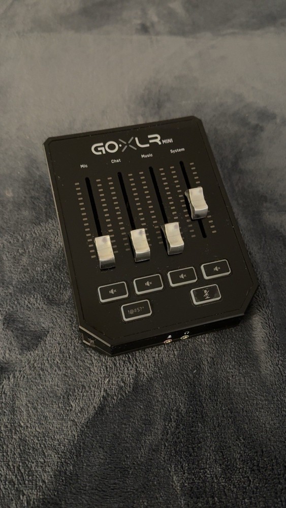 TC-Helicon GoXLR Mini USB Audio Interface, 4-Channel Fader Control