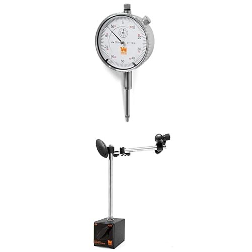 WEN Precision Dial Indicator with Industrial-Strength Adjustable Magnetic...