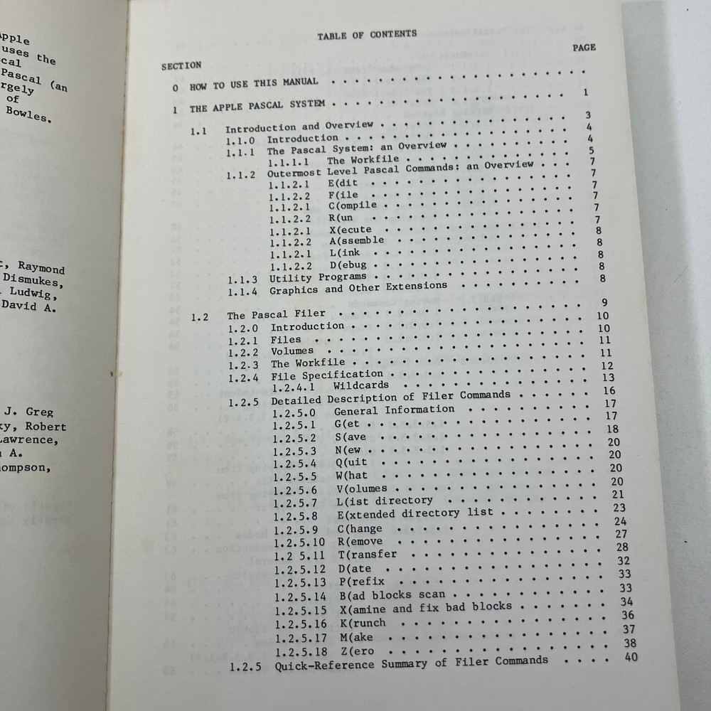 2 Vintage Apple Computer Manuals Lot Software Directory Pascal Reference TPB