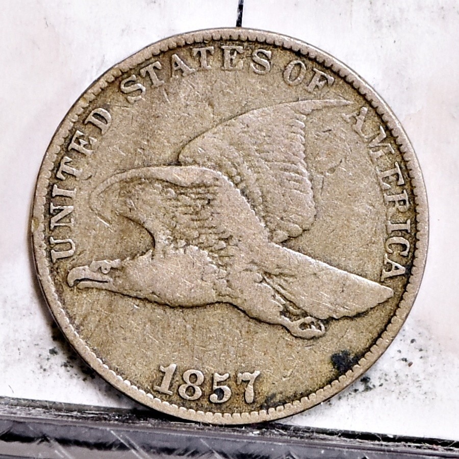 1857 Flying Eagle Cent -Fine (#59023-L)