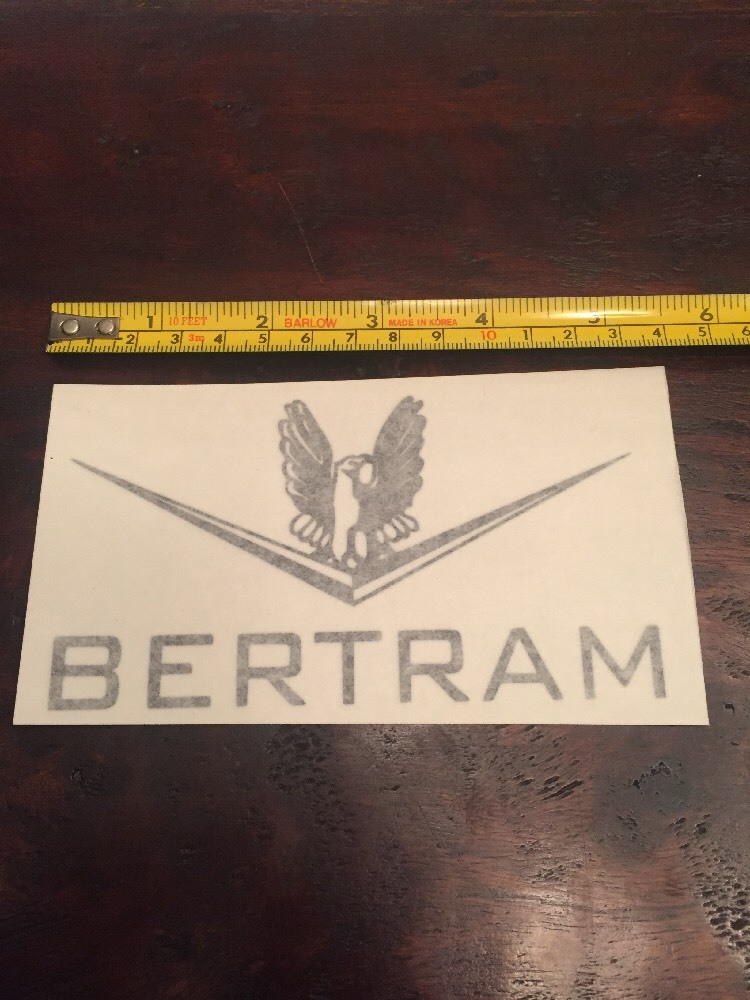 Bertram Boats Vinyl Decal