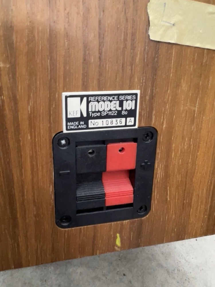 As-Is~KEF Reference Series Model 101 Speakers