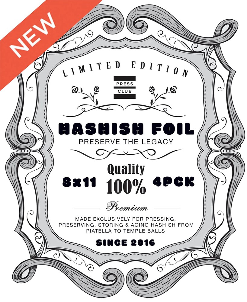 THE PRESS CLUB HASHISH FOILS SHEETS