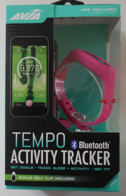 Avia Tempo Bluetooth App Based Activity and Sleep Tracker Pink New in Box