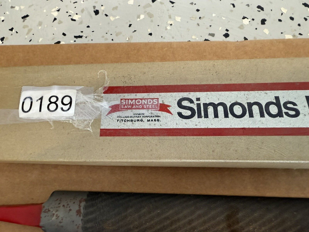 New Simonds 14” Half Round File, Smooth, 32600
