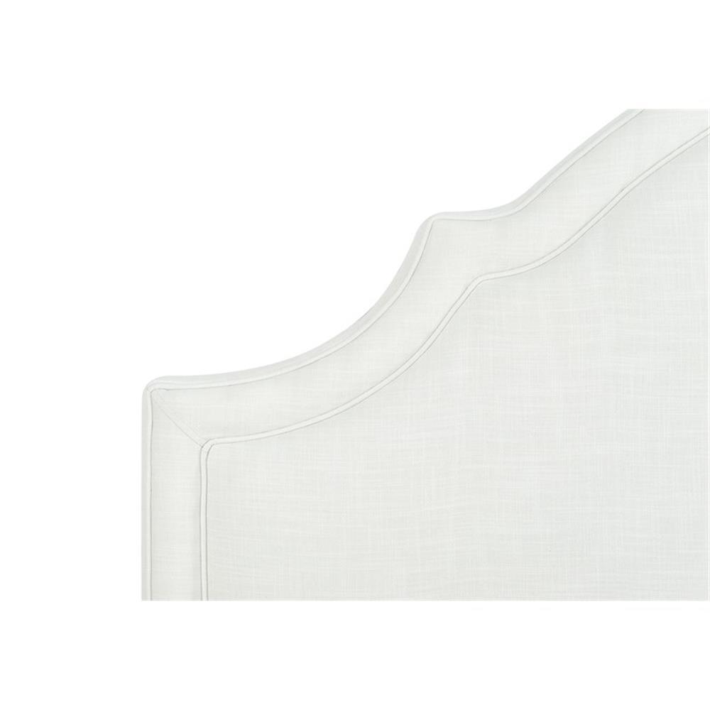 Catherine Upholstered Queen Headboard Antique White