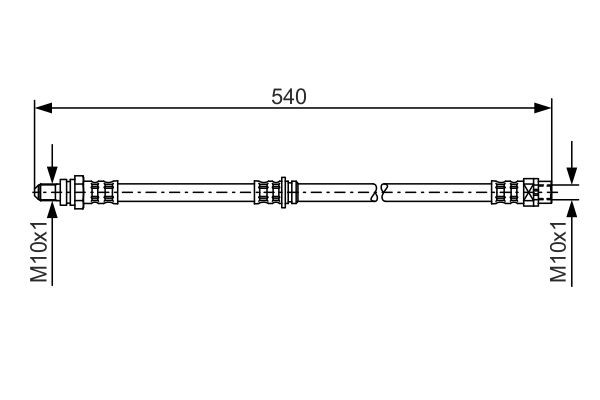 Brake Hose BOSCH 1987481053