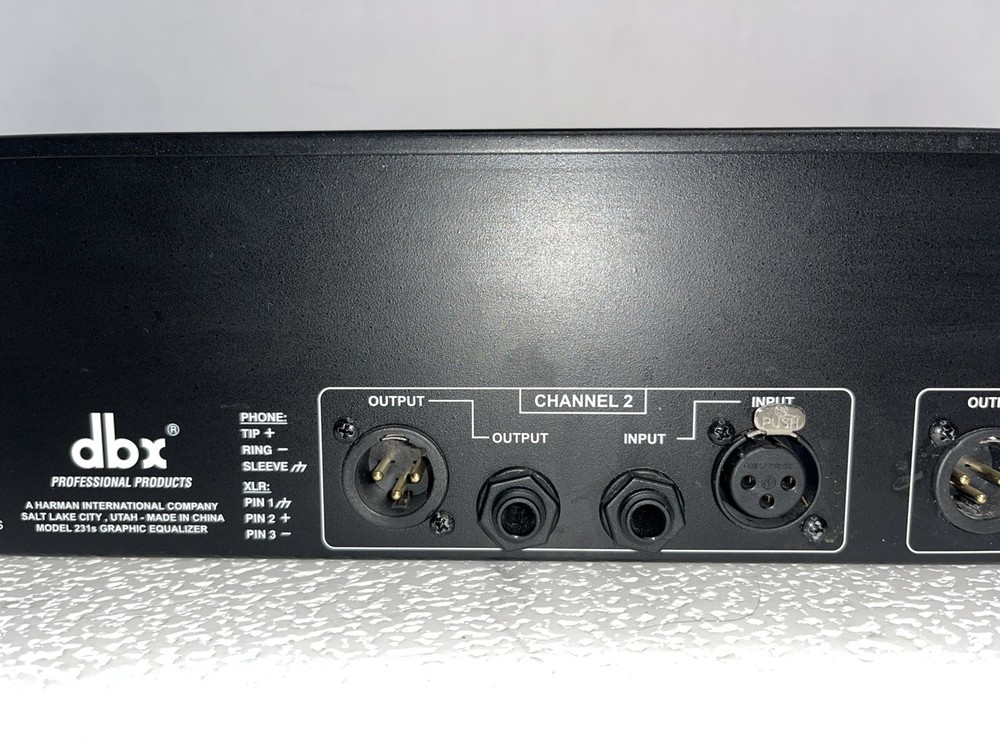 dbx 231s 31 band equalizer in excellent condition