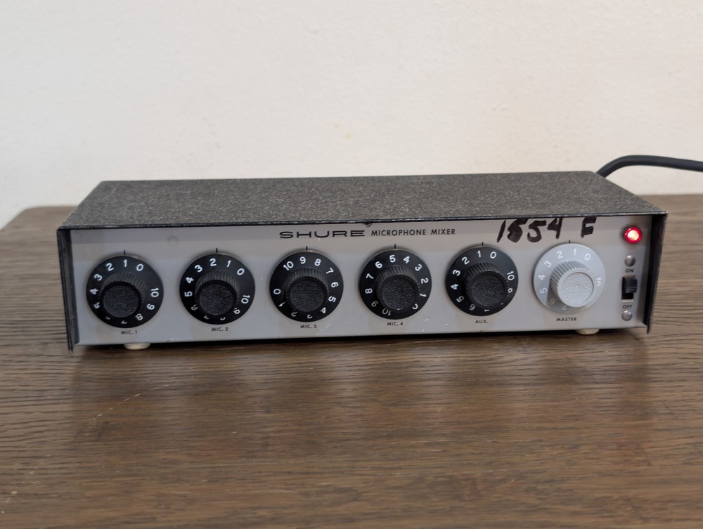 Vintage Shure Microphone Mixer M68FC