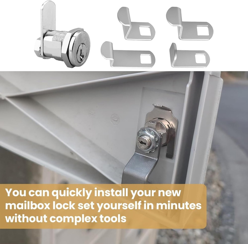 MP4945 Mailbox Locks Universal Mailbox Locks,Mail Box Lock and Key,Counter-Clock
