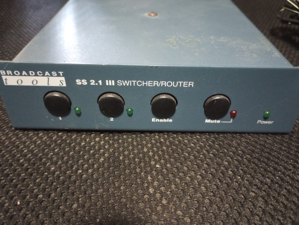 Broadcast Tools SS2.1 MLR Balanced Audio Automation Switcher Router RS232