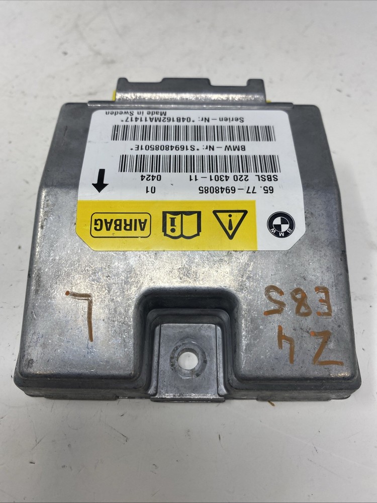 BMW E85 Z4 LEFT SAFETY CONTROL MODULE COMPUTER UNIT OEM 65776948085