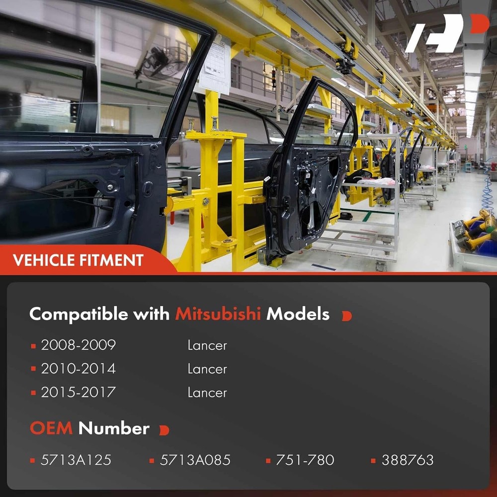 Power Window Regulator with Motor Compatible with Mitsubishi Front Driver Side