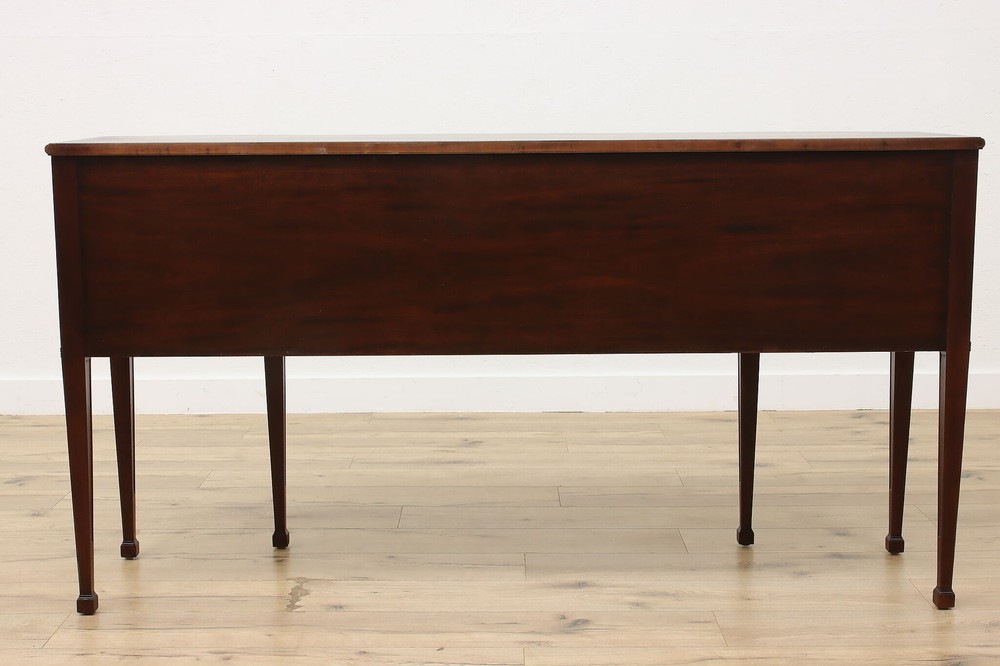 Hepplewhite Design Antique Mahogany Buffet or Sideboard Tapp #55895