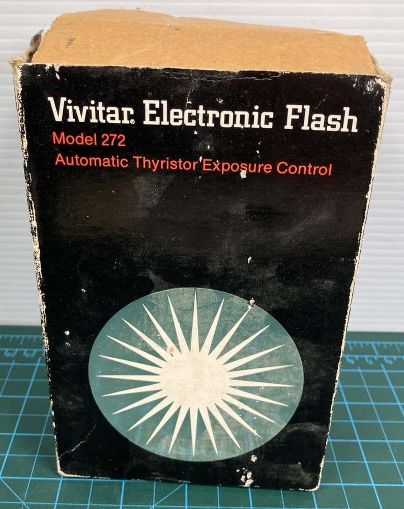 Vivitar 272 Shoe Mount Electronic Flash Automatic Thyristor Control Box Manual