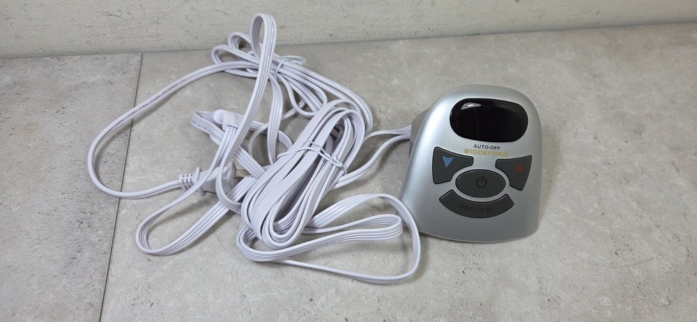 Biddeford TC16B0 Heated Electric Blanket Controller 4 Prong Silver