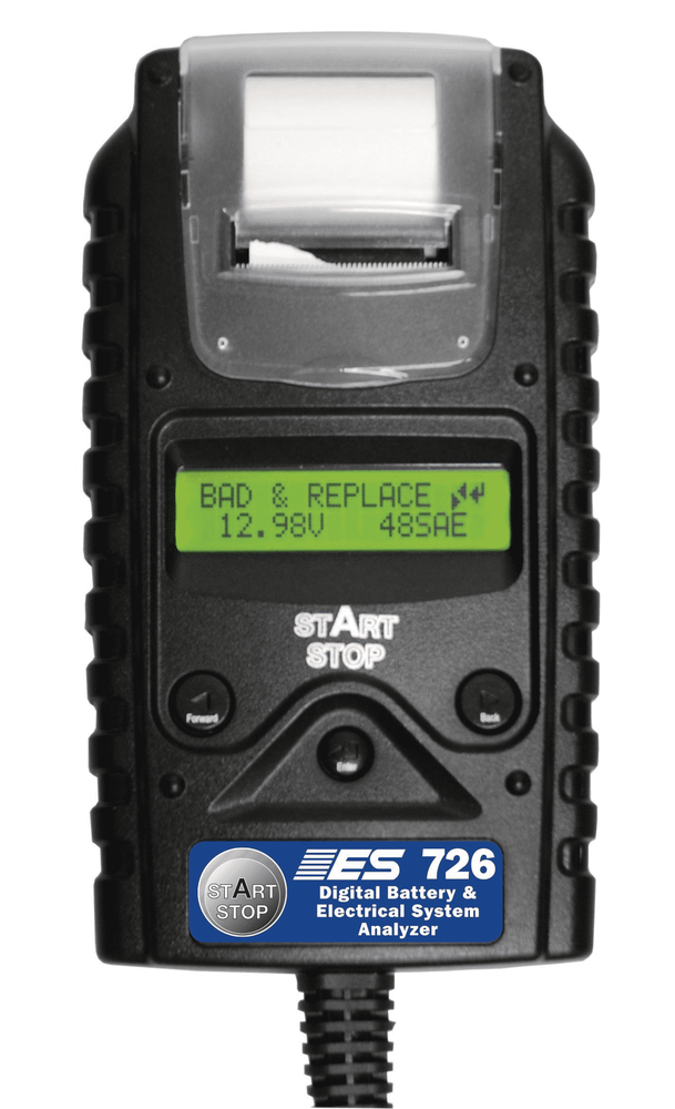 Electronic Specialties 726 Digital Battery & Electrical System Analyzer, Printer