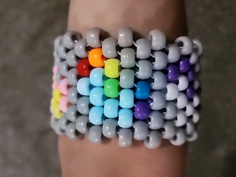 MLP Kandi Multi-stitch cuff Bracelet