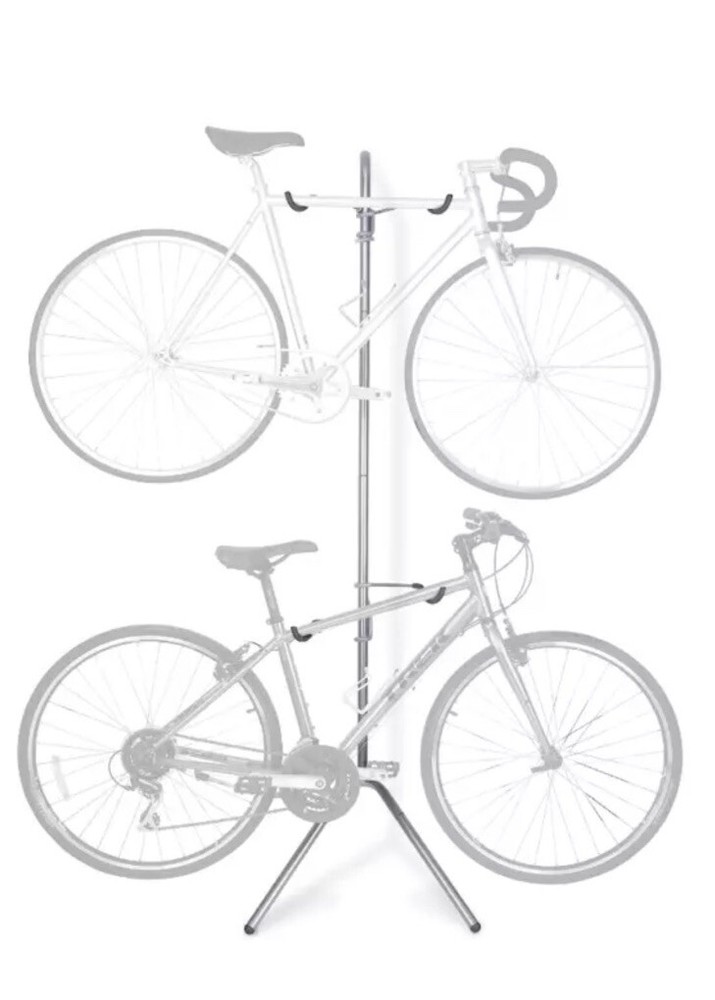 Delta Cycle 2 Bike Gravity Pole Stand - SILVER/GREY New
