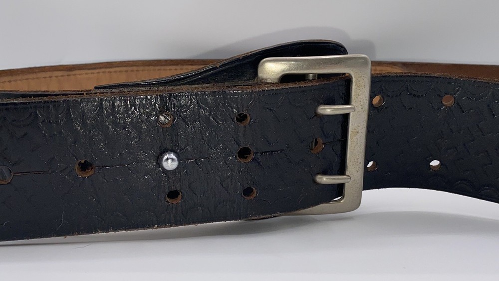 Jay-Pee Belt Wide Two Hooks Leather Vintage