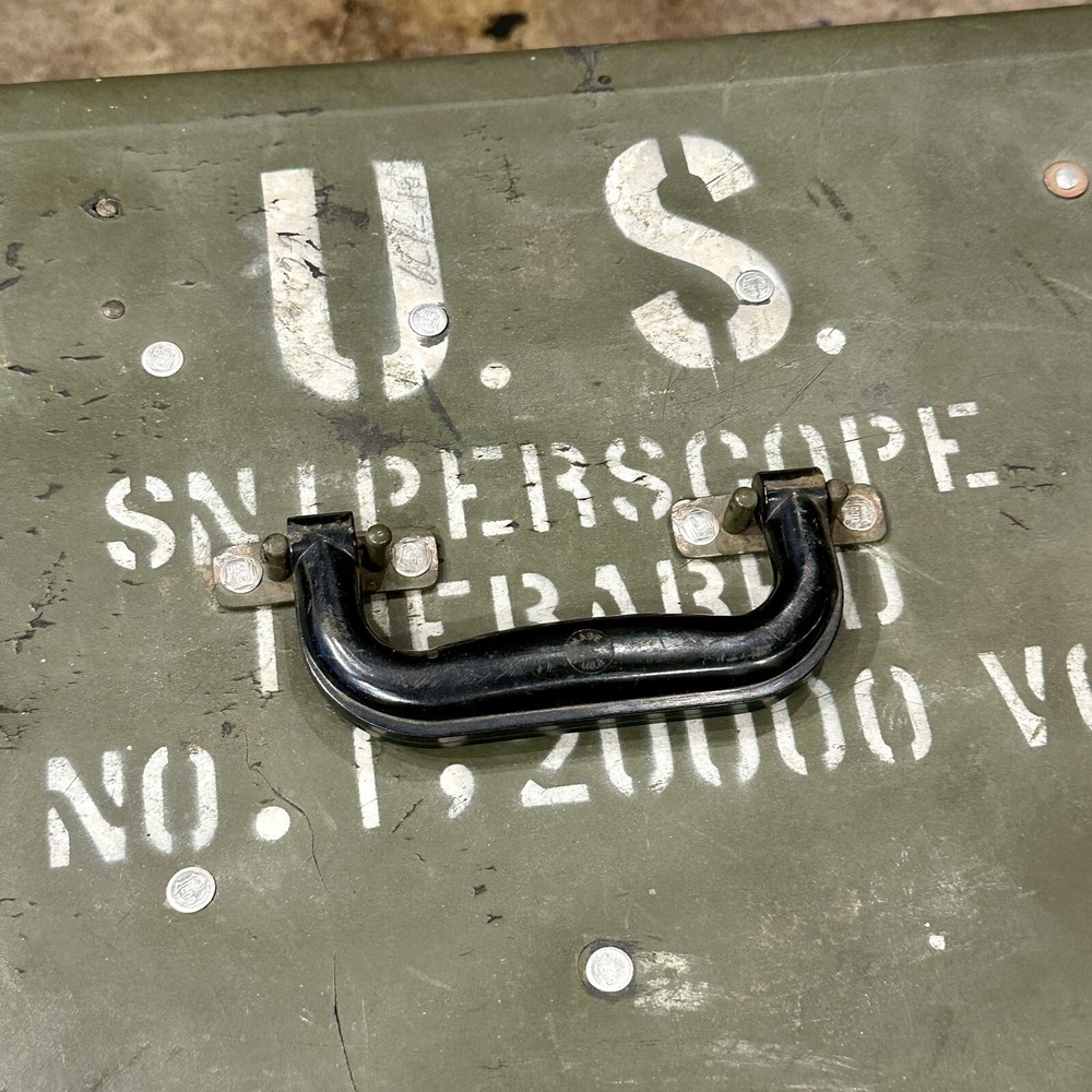 WWII US Army Infrared Sniper Scope Box Case