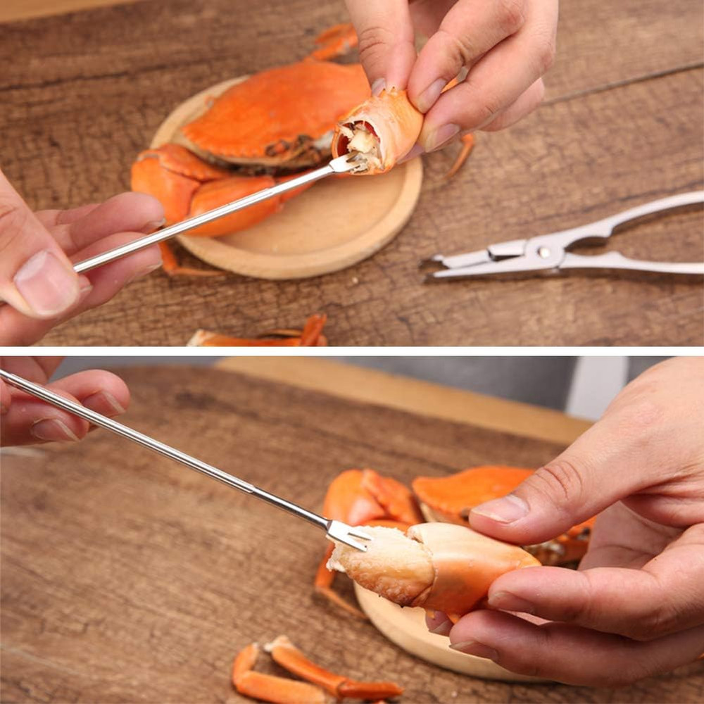 12 Pack Seafood Tools Set Nut Crackers for Crabs Lobsters Leg Crackers