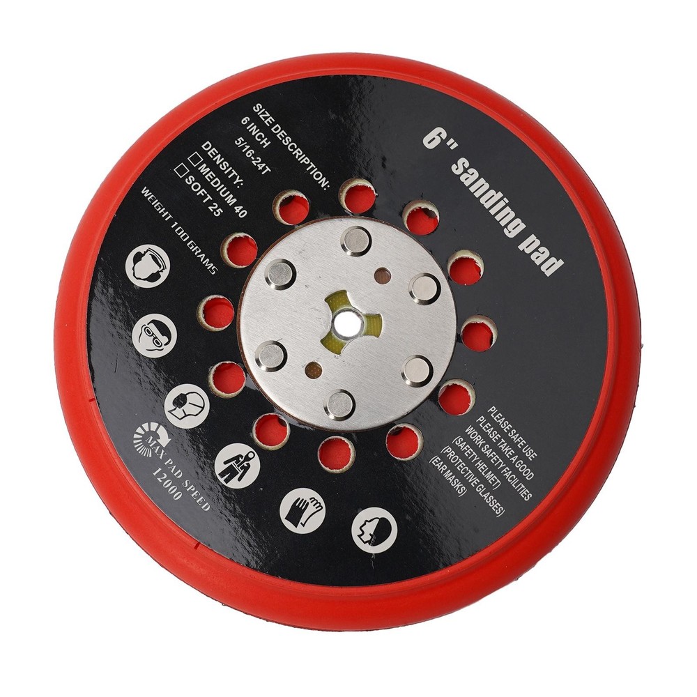 Power Tool Backing Pad RSM6046 Sanding Discs Sanding Tools Abrasive Changes