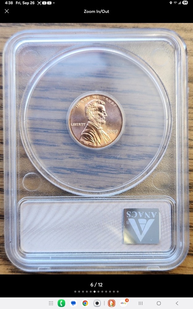 2009 Lincoln Presidency Cent ANACS MS67RD #3940