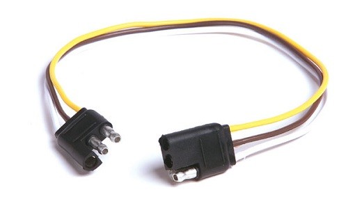 Grote 82-1033 Flat Connector, 3 Pole, 16 Ga