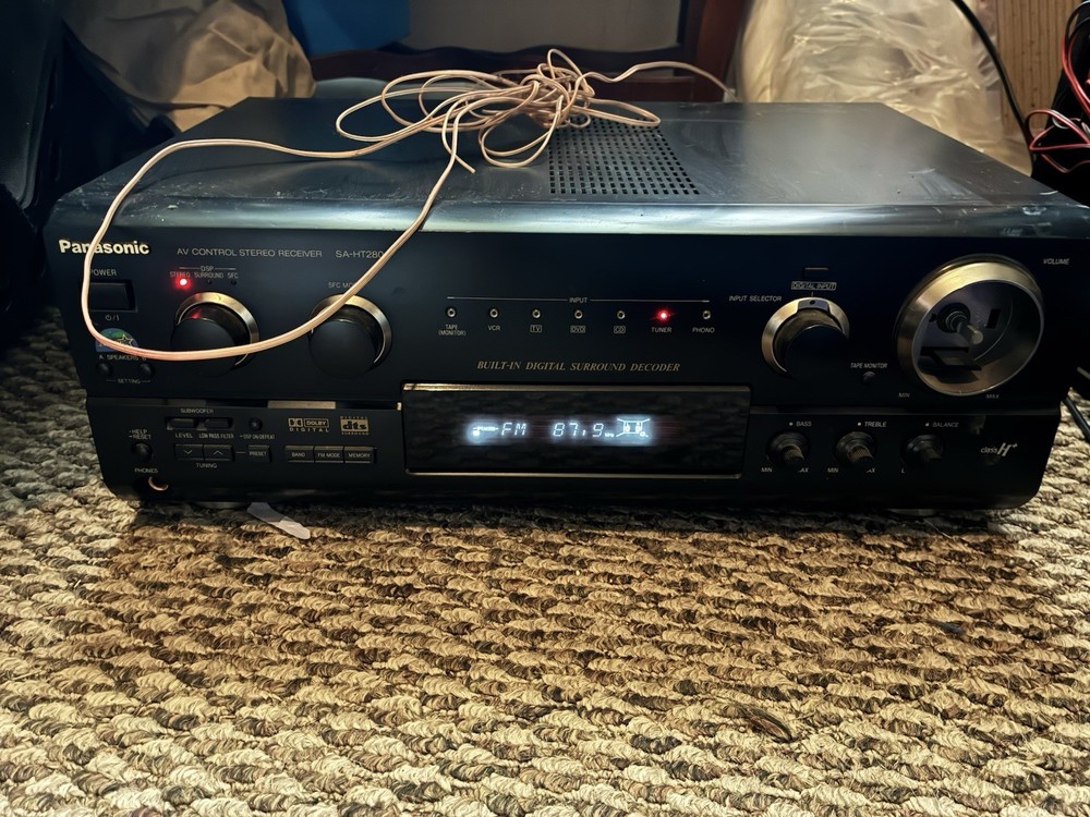 Vintage Panasonic Stereo Receiver Sa-ht280