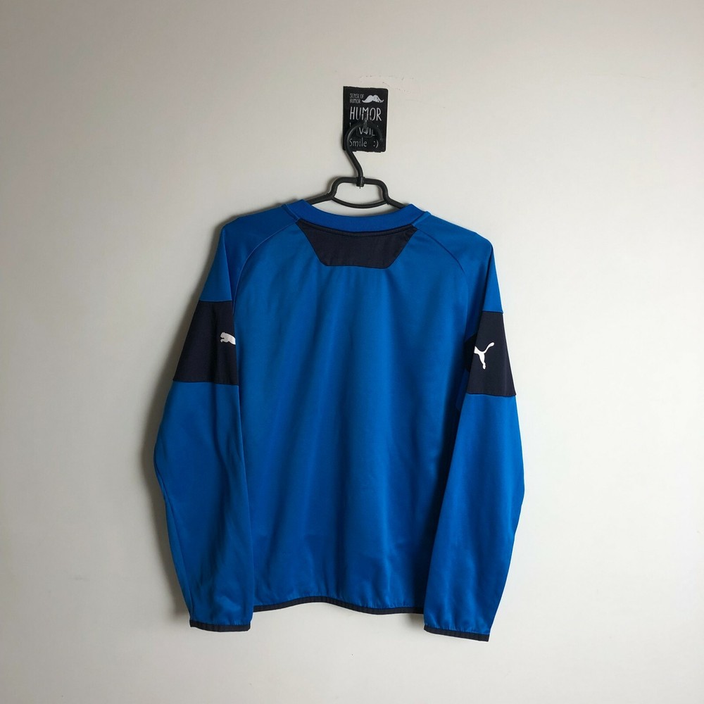 Rangers Training Jacket Long Sleeve Blue Black Puma Polyester Mens Size M