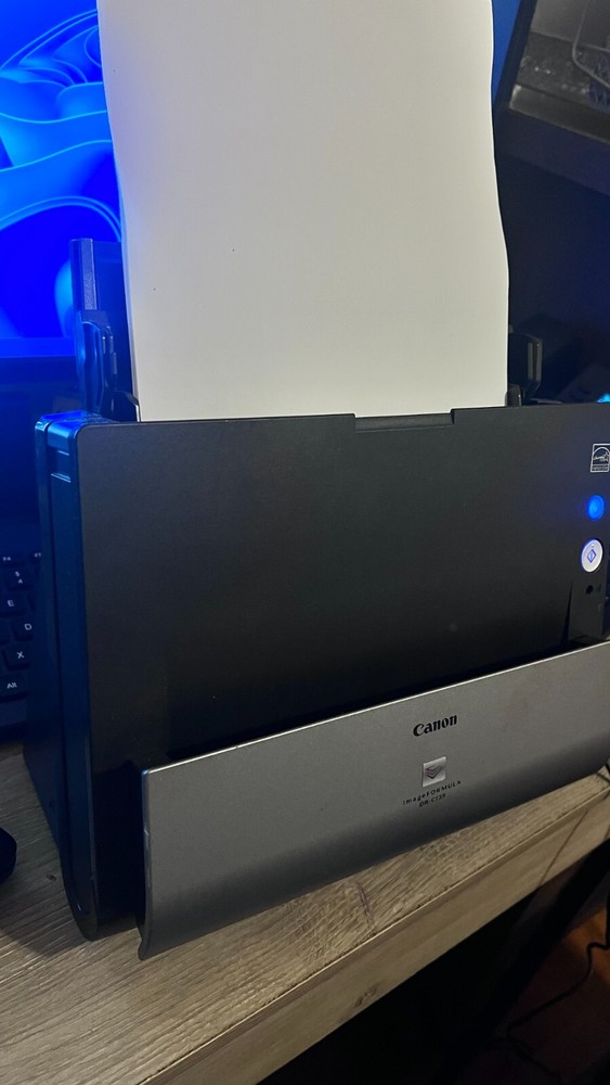 Canon Document Scanner imageFORMULA DR-C125 W/ AC Adapter