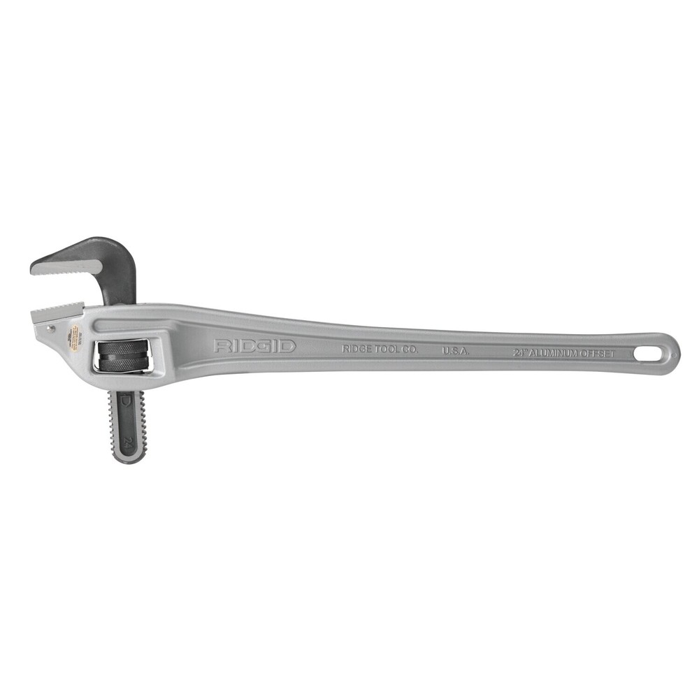 Ridgid 31130 Aluminum Offset Pipe Wrench, 24"